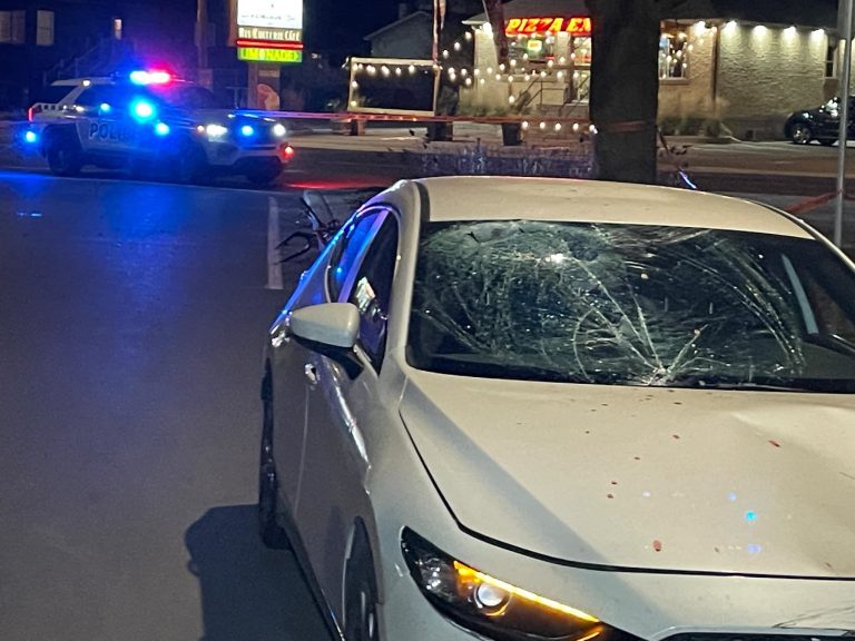 Accident avec un cycliste